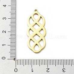304 Stainless Steel Pendants&nbsp;STAS-D036-08G