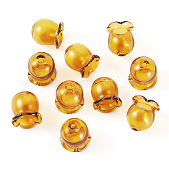 10Pcs Glass Bead Caps for Wind Chimes Making&nbsp;GLAA-BY0001-05D