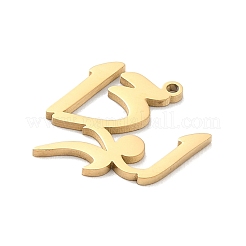 304 Stainless Steel Pendants&nbsp;STAS-K287-02G