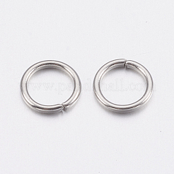 Tarnish Resistant 304 Stainless Steel Open Jump Rings&nbsp;STAS-A036-02A