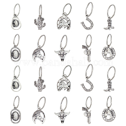 80Pcs West Cowboy Theme Tibetan Style Alloy Pendants&nbsp;FIND-PH0020-71