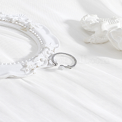 1Pc Alloy Cuff Rings&nbsp;RJEW-LP0002-15P