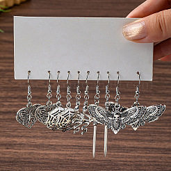 5 Pairs Alloy Dangle Earrings&nbsp;FS-WGC6922-01