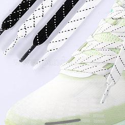 4Pcs 2 Colors Polyester Cord Shoelace&nbsp;AJEW-LP0002-53