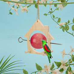 Wooden Bird Feeder&nbsp;AJEW-FG0004-81C
