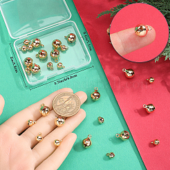 40Pcs 2 Styles Brass Bell Charms&nbsp;KK-BBC0015-24