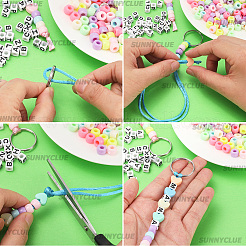 DIY Keychain Making Kits&nbsp;DIY-SC0029-88