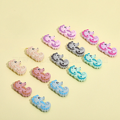 14Pcs 7 Colors Food Grade Eco-Friendly Silicone Beads&nbsp;SIL-CA0002-29