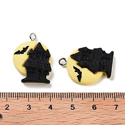 Halloween Theme Opaque Resin Pendants&nbsp;RESI-N039-90