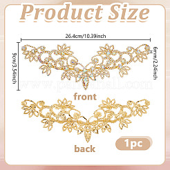 Crystal Rhinestone Cloth Patches&nbsp;DIY-WH0683-62G
