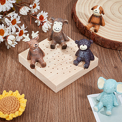 Oak Wooden Food Skewer Display Holder&nbsp;WOOD-WH0124-48B