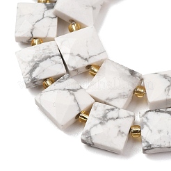 Natural Howlite Beads Strands&nbsp;G-F839-A35-01