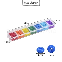 3500Pcs 7 Style 12/0 Glass Round Seed Beads&nbsp;SEED-YW0001-36