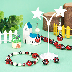 Handmade Lampwork Beads Strands&nbsp;LAMP-TA0002-01
