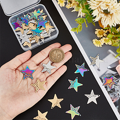 36Pcs 3 Colors Ion Plating(IP) 304 Stainless Steel Pendants&nbsp;STAS-UN0044-92