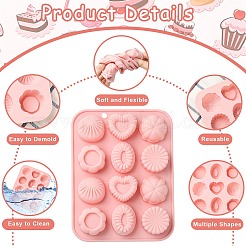 Heart Flower Chocolate Silicone Molds&nbsp;ST-CJ0043-062