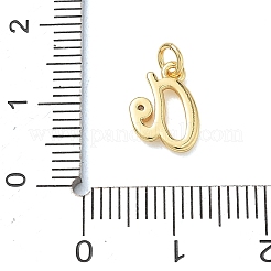 Brass Micro Pave Clear Cubic Zirconia Charms&nbsp;KK-D289-66G-A