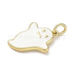Halloween Theme Brass Enamel Pendants&nbsp;KK-L248-01G-06