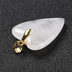 Natural Quartz Crystal Pendants&nbsp;G-E570-01G-12