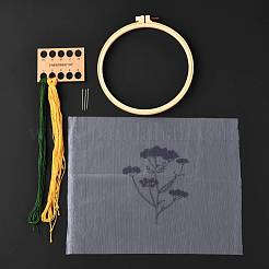 DIY Transparent Fabric Embroidery Kits&nbsp;DIY-K032-79B