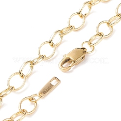 Brass Cable Chain Necklace for Men Women&nbsp;NJEW-JN03735