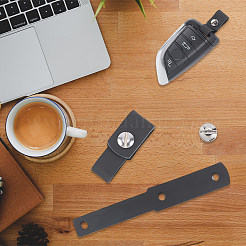 3 Bags Imitation Leather Car Keychain Straps&nbsp;FIND-CL0001-80A