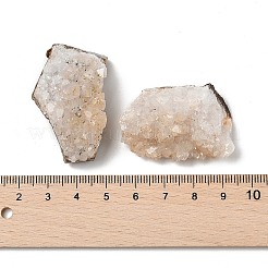 9Pcs Electroplate Natural Quartz Crystal Display Decorations&nbsp;G-H084-01C