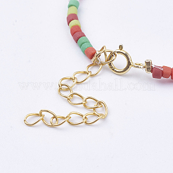 Brass Charm Bracelets&nbsp;BJEW-I247-23-A