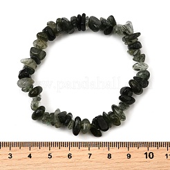 Natural Rutilated Quartz Beads Stretch Bracelets for Men Women&nbsp;BJEW-C105-01A