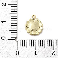Brass Micro Pave Cubic Zirconia Pendants&nbsp;KK-A278-06G-01