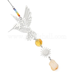 201 Stainless Steel Bird Suncatcher&nbsp;HJEW-JM04875-01