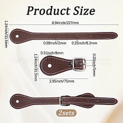 PU Leather Spur Straps&nbsp;DIY-WH20055-154C