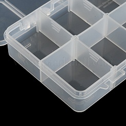 (Defective Closeout Sale: Yellowing) 8-Gird Plasitc Organizer Storage Boxes&nbsp;CON-XCP0002-71