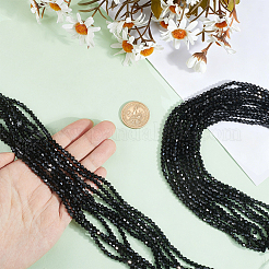 20 Strands Transparent Glass Beads Strands&nbsp;EGLA-PA0001-47E