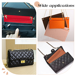 5Pcs 5 Colors Wool Felt Purse Organizer Insert&nbsp;FIND-WR0007-40A
