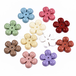 Opaque Resin Beads&nbsp;X-RESI-T048-11B