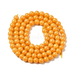 Cubic Zirconia Imitation Pearl Bead Strands&nbsp;ZIRC-P109-03B-08