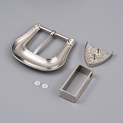Belt Alloy Buckle Sets&nbsp;FIND-WH0139-652P