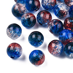 Transparent Crackle Acrylic Beads&nbsp;CACR-N002-15A