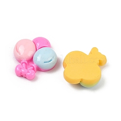 Opaque Resin Enamel Cabochons&nbsp;CRES-D308-13