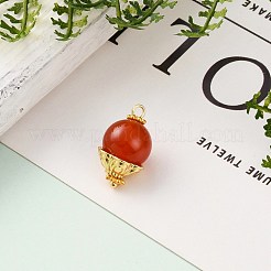 Natural Garnet & Carnelian & Rose Quartz & Amethyst & Tiger Eye Beads Pendants&nbsp;PALLOY-JF00579