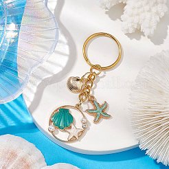 Alloy Enamel Pendant Keychian&nbsp;KEYC-JKC00800-01