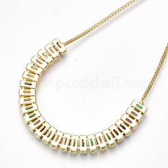 Adjustable Brass Cubic Zirconia Slider Bracelets&nbsp;BJEW-S141-03