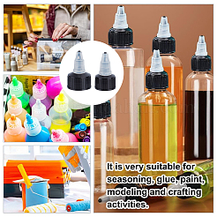 100Pcs 2 Styles Plastic Squeeze Bottle Lids&nbsp;KY-OC0001-58
