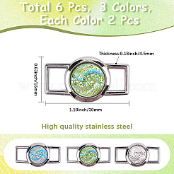 Alloy & Resin Shoelace Charms&nbsp;FIND-CP0002-94B