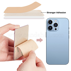8Pcs 4 Colors PU Leather Cell Phone Adhesive Card Holders&nbsp;DIY-CP0007-47