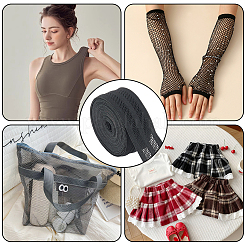 9.4 Yards Flat Polyester Mesh Elastic Wide Band&nbsp;OCOR-CY0003-31B-02