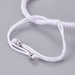 Nylon Cord Braided Bead Bracelets Making&nbsp;BJEW-F360-FP19