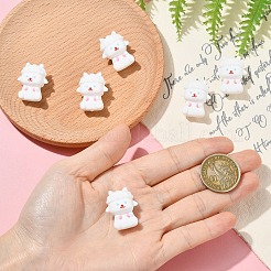6Pcs Sheep Food Grade Silicone Focal Beads&nbsp;SIL-YW0002-12