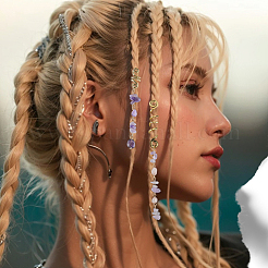 6Pcs 6 Styles Alloy Dreadlocks Beads&nbsp;OHAR-SC0001-12